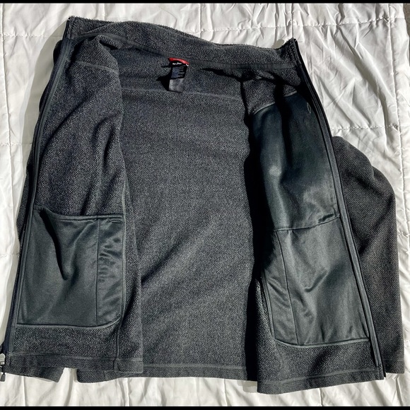 The North Face charcoal grey full zip 4 pocket jacket large - Picture 5 of 7